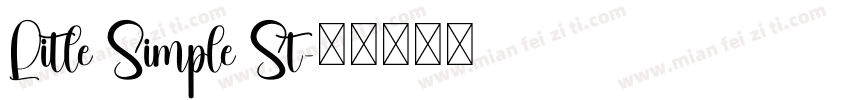 Litle Simple St字体转换